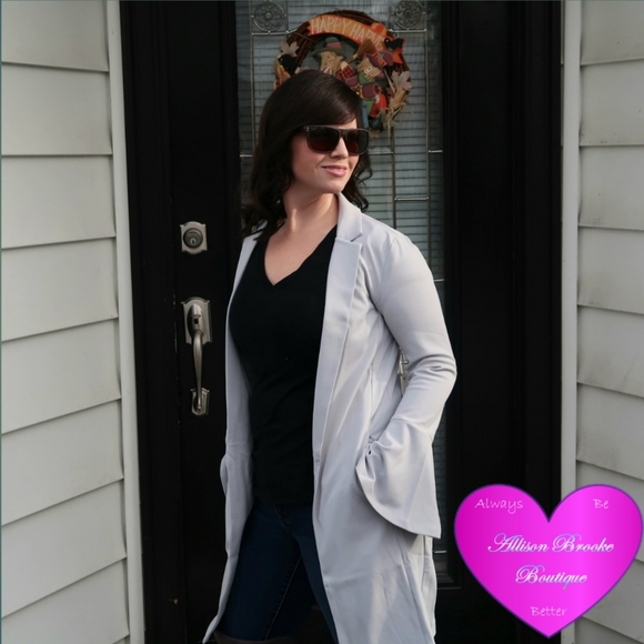 Jackets & Blazers - Boho Bell Sleeve Blazer Jacket